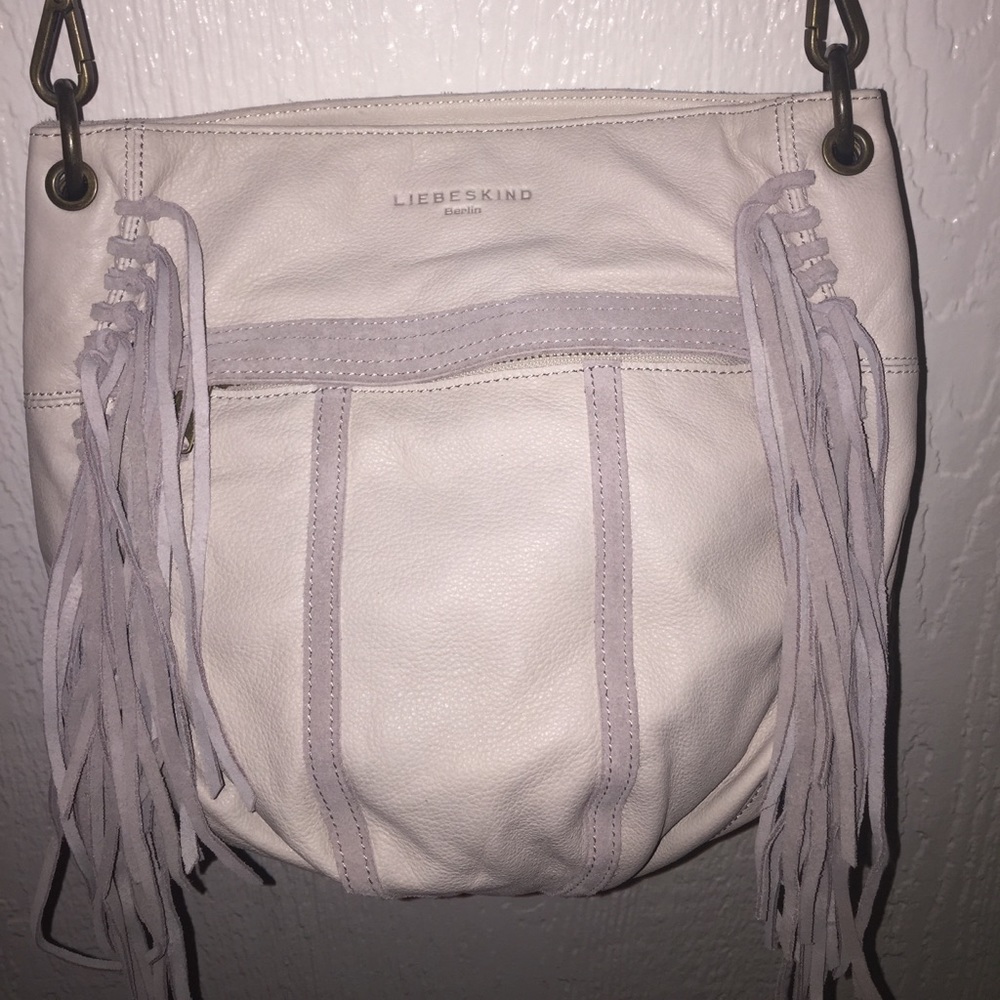 LIEBESKIND BERLIN  LEATHER DANIELLE CROSSBODY BAG