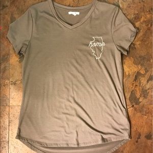 Illinois State Outline Tee