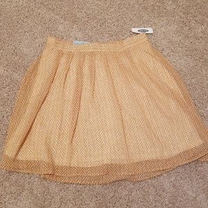 Old Navy slight pleated mini skirt