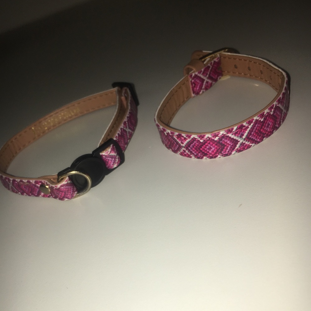 Friendship collar & matching bracelet