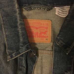 Vintage Levis Dark wash Oversized Jean Jacket