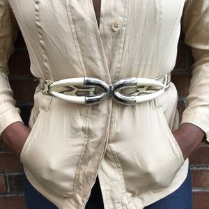Vintage snake belt