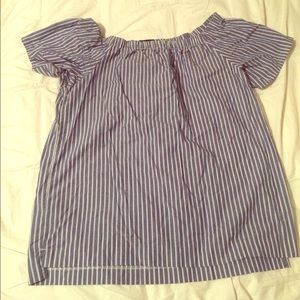 Striped off the should top