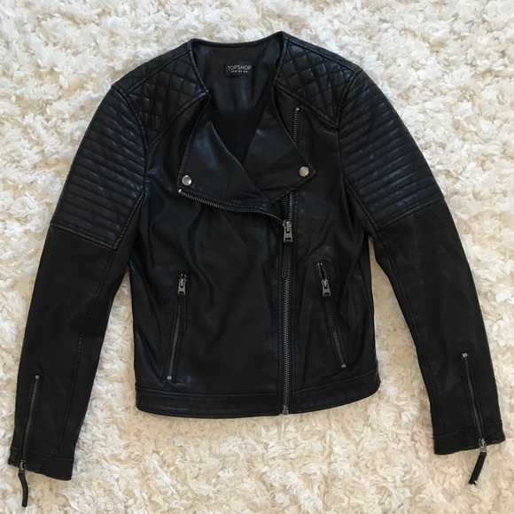 {top shop} 🎉sold🎉like new moto trendy biker - Picture 2 of 8