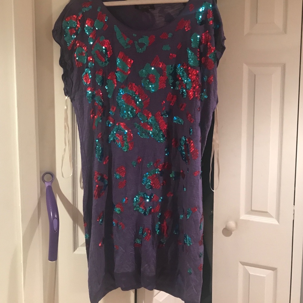 Hale bob sequin dress