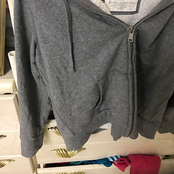 lazy comfy zip up jacket with hood - Picture 3 of 4