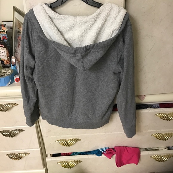 lazy comfy zip up jacket with hood - Picture 4 of 4