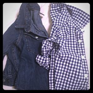 Two button up shirts boys