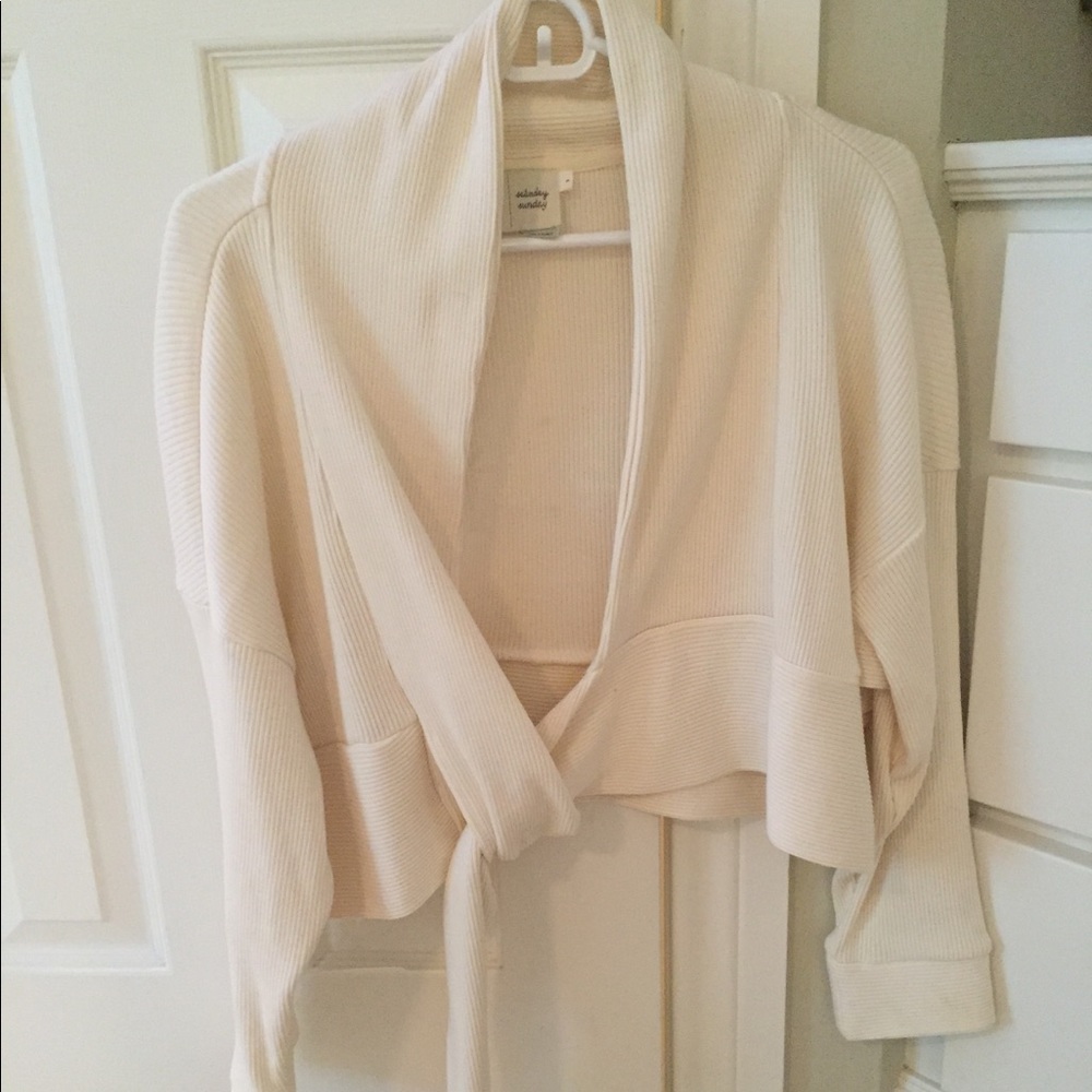 Cropped anthropologie sweater