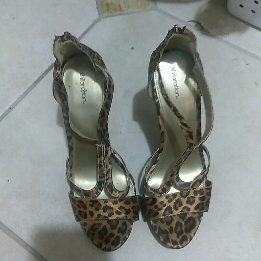 Leopard Heels
