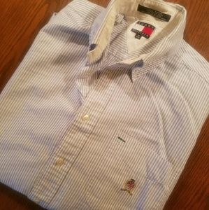 Tommy Hilfiger button down shirt mens medium