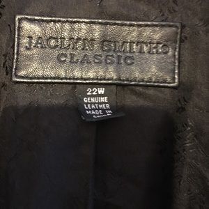Black genuine leather jacket