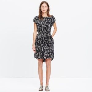 Madewell Floral Print Silk Dress