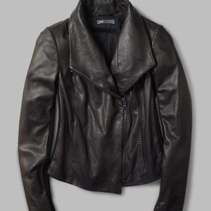 VINCE black leather jacket