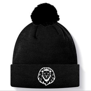 Fit For A King Head Pom Beanie (Black/White)