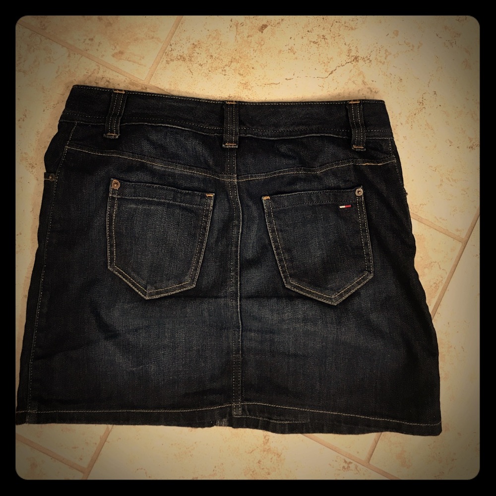 Tommy Hilfiger dark denim skirt