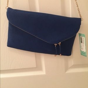 ✨NWT Blue crossbody / clutch