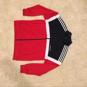 Adidas full zip athletic jacket