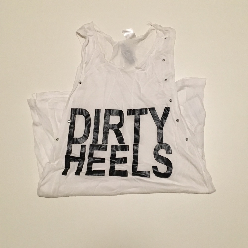 Studded muscle tee
