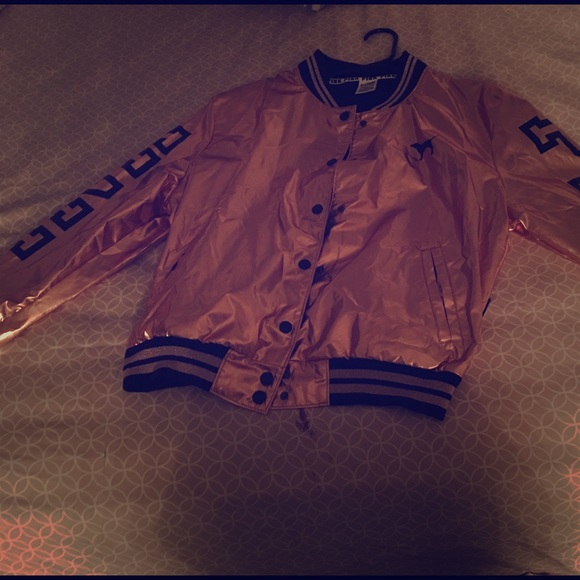 VS PINK Rose Gold Jacket - Picture 1 of 3
