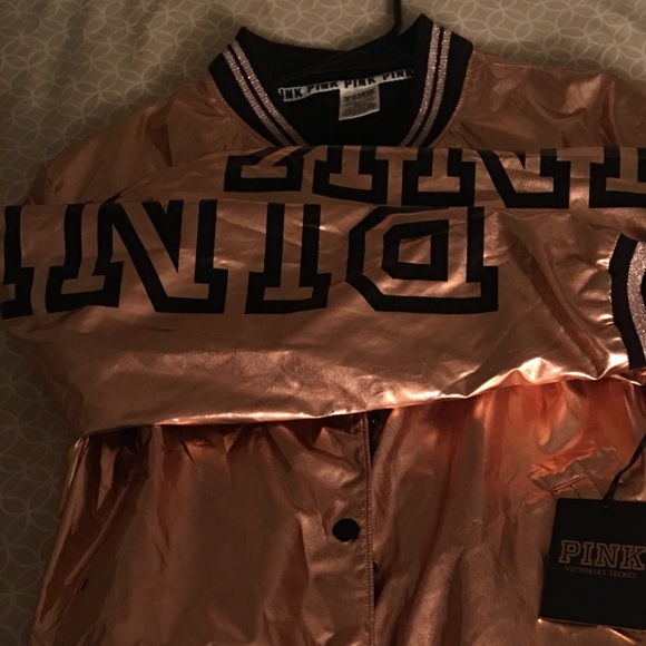 VS PINK Rose Gold Jacket - Picture 2 of 3