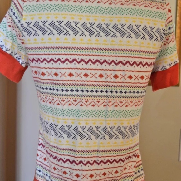 ANTHROPOLOGIE LILKA FAIR ISLE PRINT BUTTON FRONT - Picture 5 of 6