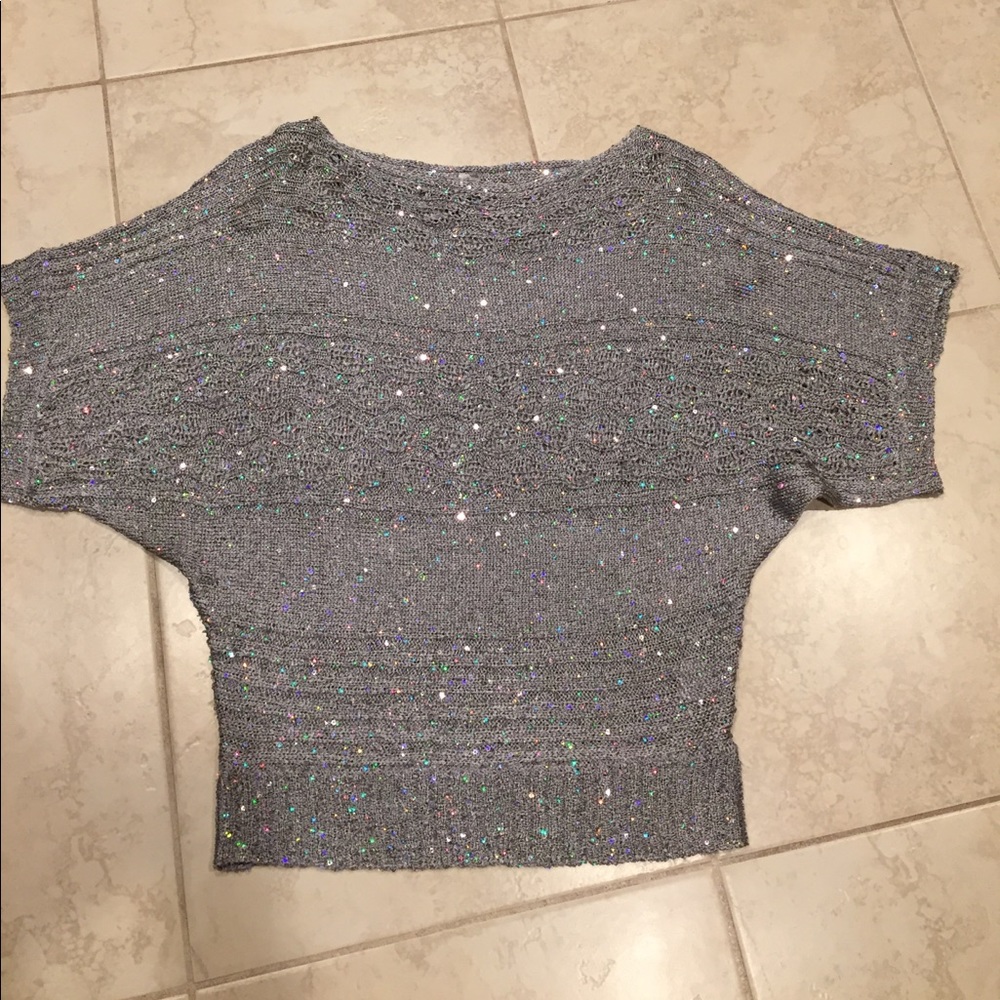 Silver sweater