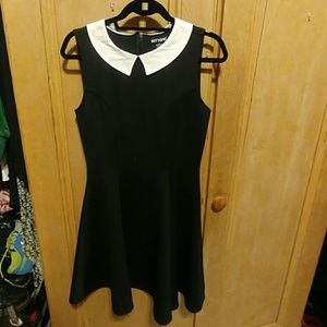 NWOT Black Wednesday Addams skater Dress Hot Topic
