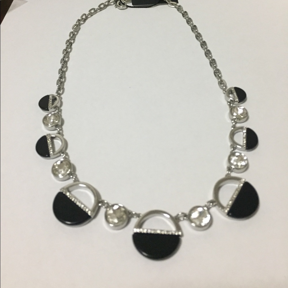 WHBM Black and Silver Necklace