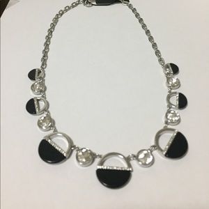 WHBM Black and Silver Necklace