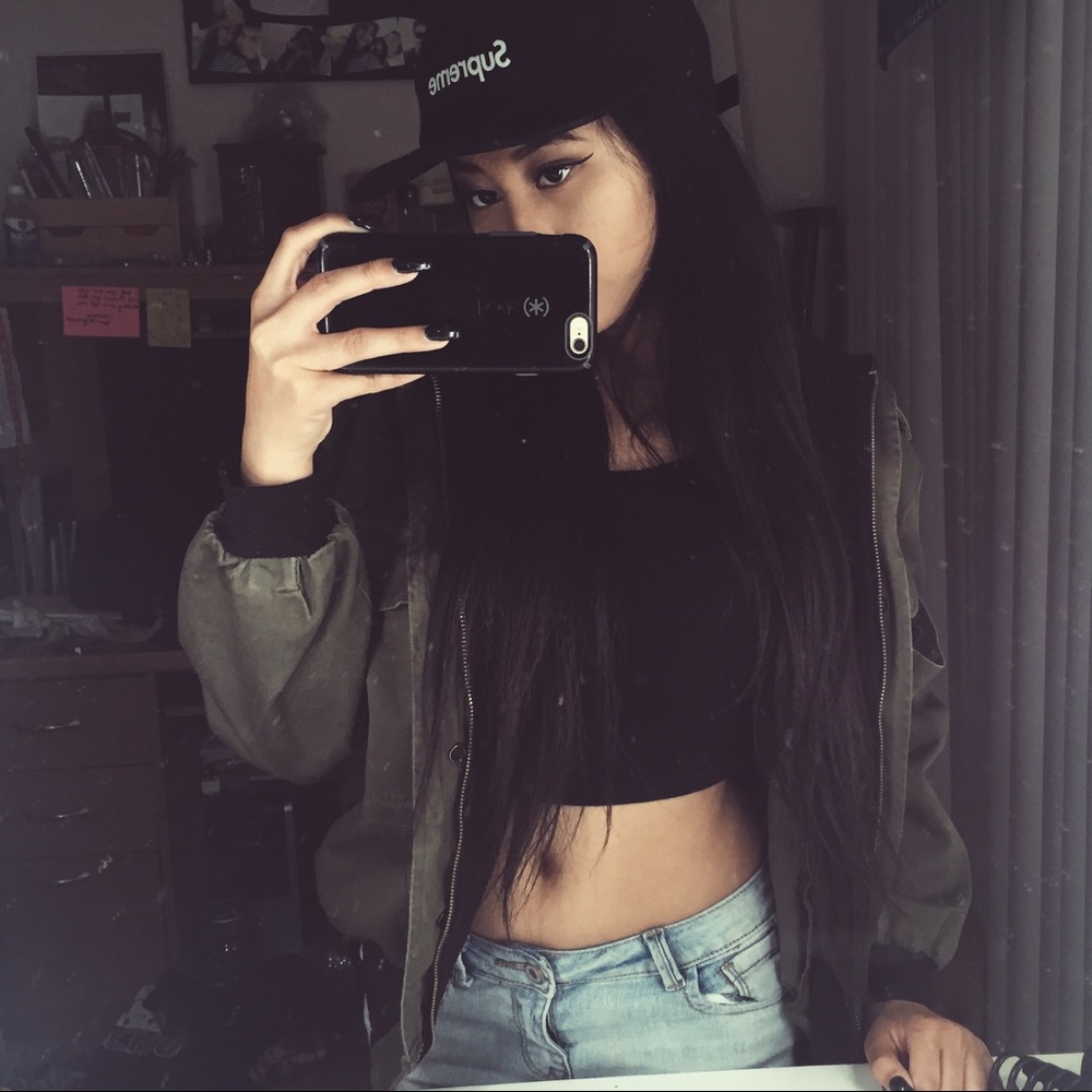 Olive Green Bomber Jacket