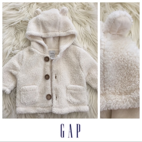 gap fluffy jacket