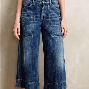 Citizens of humanity poise wide leg crop jean