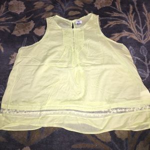 Lime green cotton top Old Navy XXL