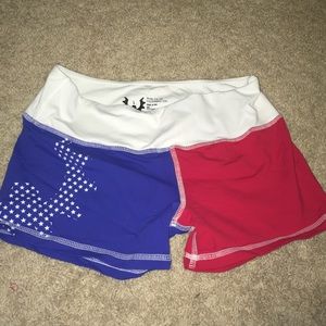 Patriotic WOD Gear booty shorts size L