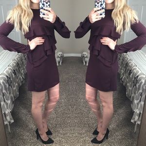 Zara burgundy dress - NWOT size S