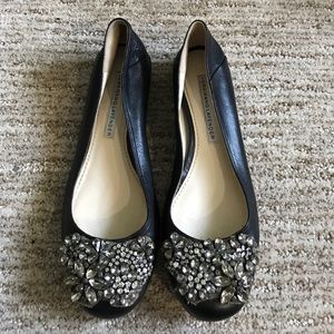 Vera Wang - Rhinestone Ballet Flat - Size 5.5