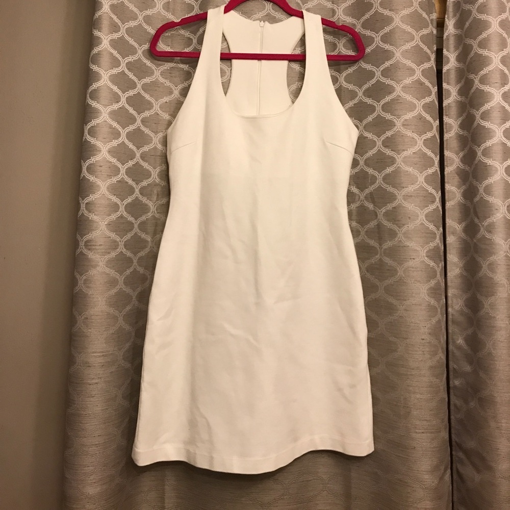 Boston Proper cream white Sz8 tank dress