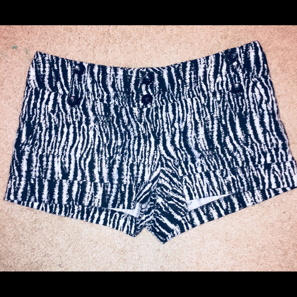 Forever21-Zebra print shorts. Wore ONCE!