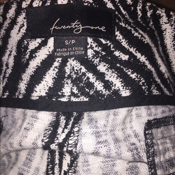 Forever21-Zebra print shorts. Wore ONCE! - Picture 4 of 4