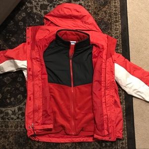NEW Columbia 3in1 interchangeable jacket