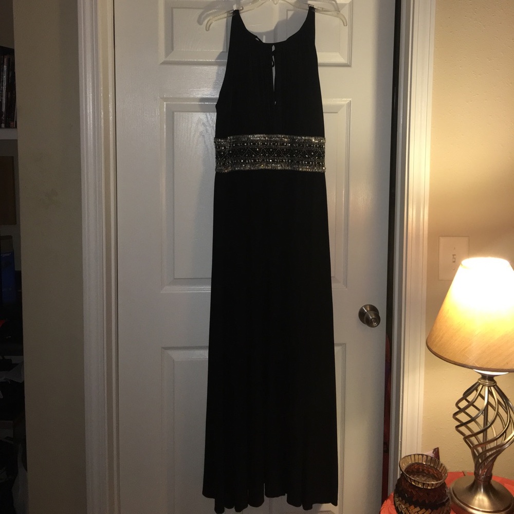 Black evening gown
