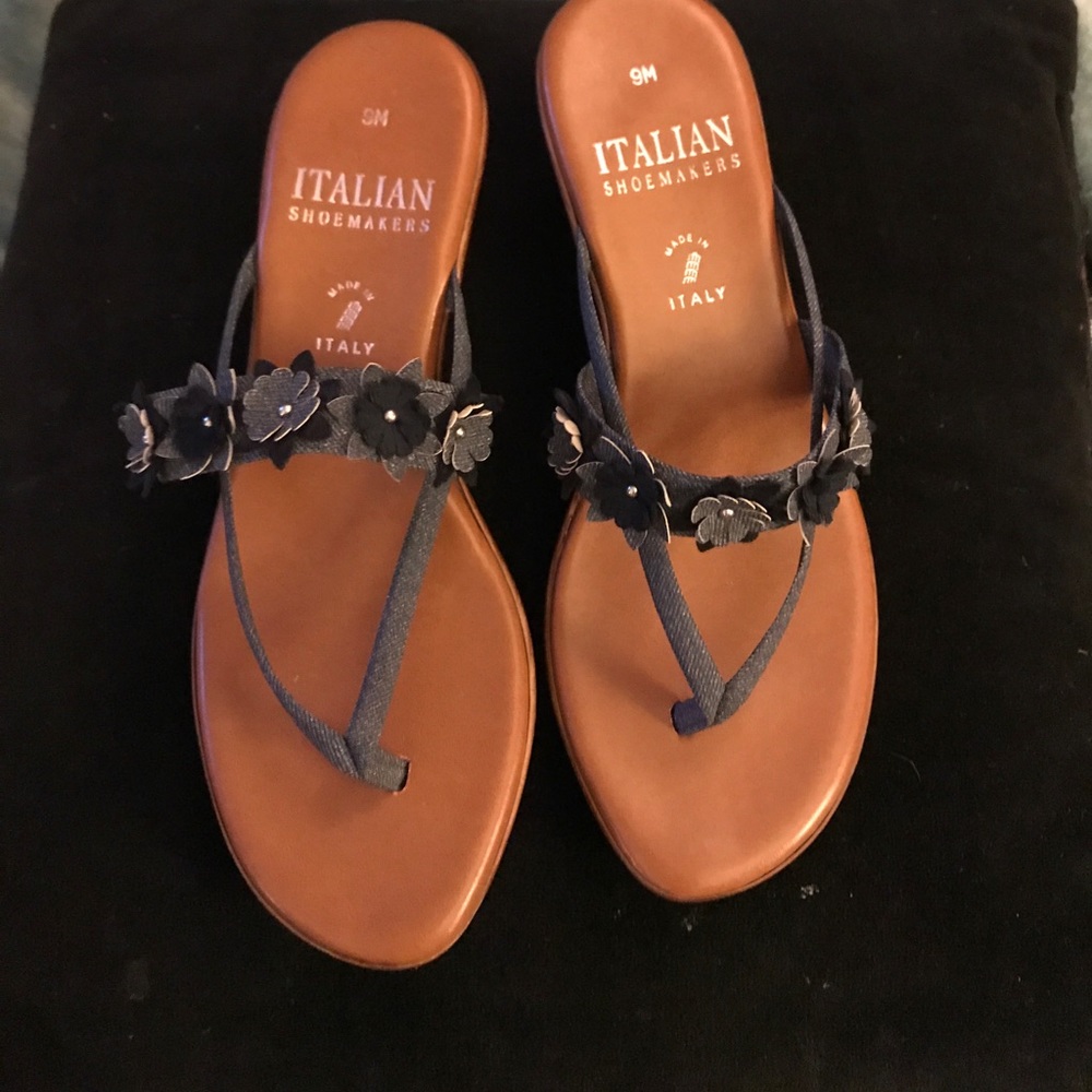 Italian wedge sandals