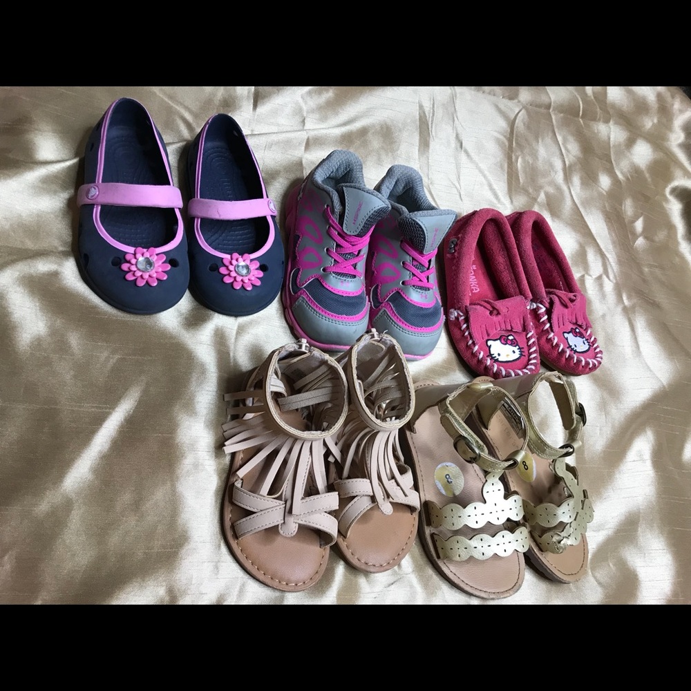 Toddler Girls Lot of Shoes