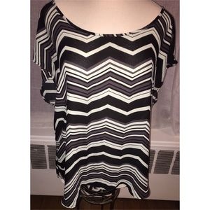 Women’s Plus Size Striped Blouse