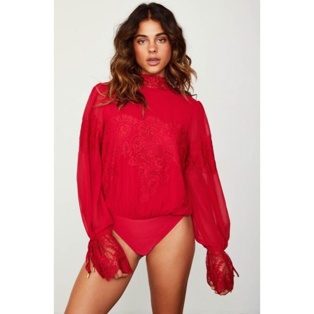 Queen 4 A Day Bodysuit | Rouge Red