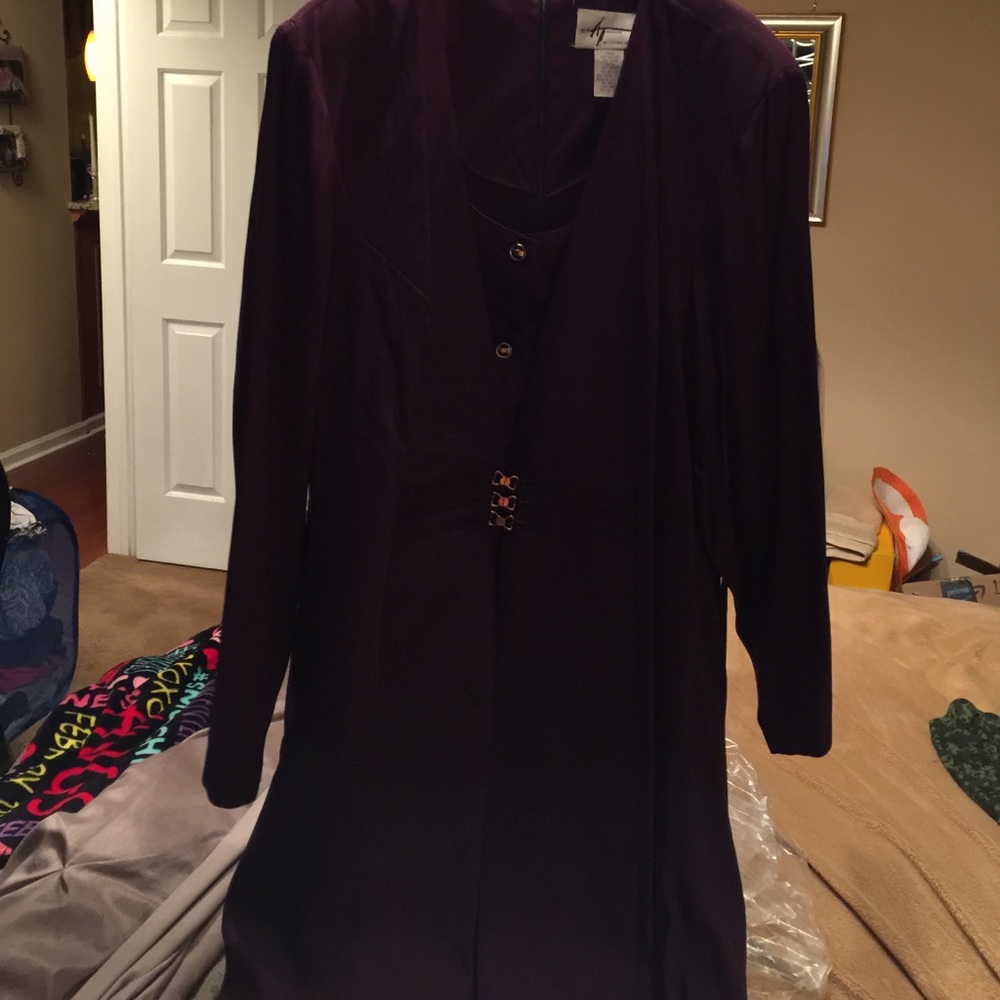 Ladies dress with coat