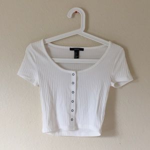 Button up Crop Top