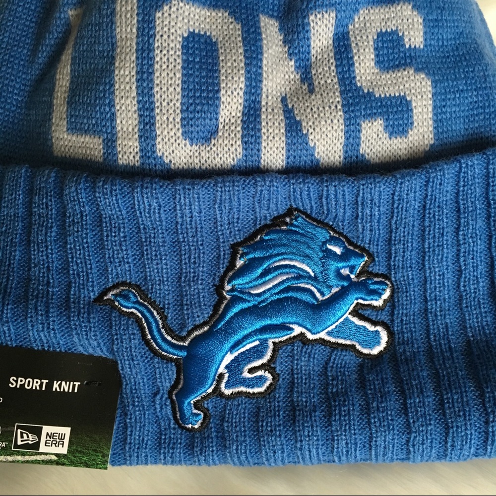 NWT Detroit Lions Pom Hat - Picture 3 of 5