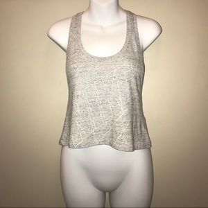 Nike Grey Cropped Tank Top